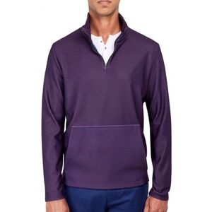 NWT CON.STRUCT Men's Fleece Lined Geo Print Performance 1/4 Zip Pullover